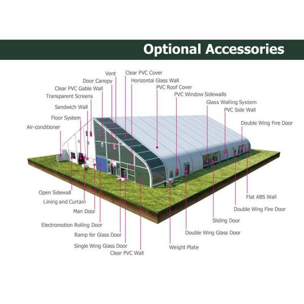 Белый огромный шатер TFS