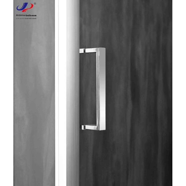 6mm Tempered Safety Glass In Chromed Aluminium Frame Glass Shower Enclosures