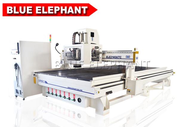 ELE 2140 atc cnc cabinet processing machine with 9kw hsd air cooling automatic tool change spindle