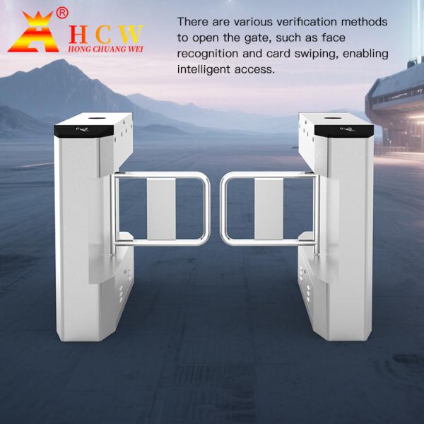 Automatic Pedestrian Barrier Entry Security Control Face Recognition Turnstile