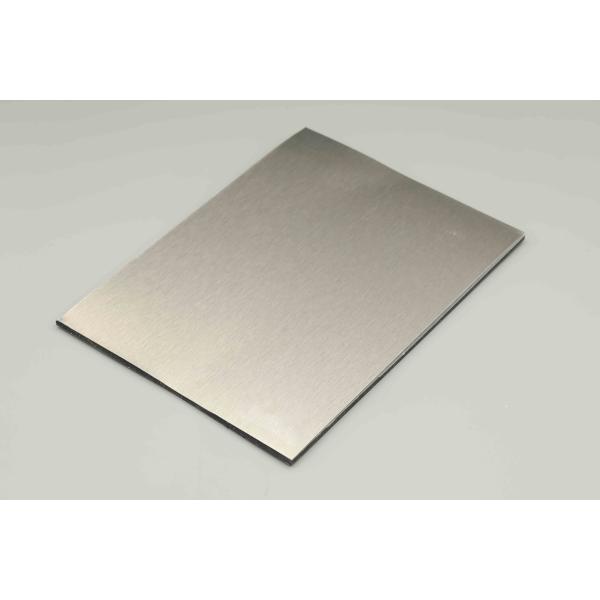 Fireproof Curtain Wall House Cladding Brushed Silver Aluminum Composite Panel Acp Acm HDPE Outdoor Composite Panels 4MM 1.22 X 2.44m