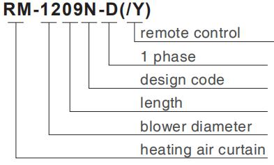 Single Phase 1500m3/h Heated Air Curtain For Office Public Places