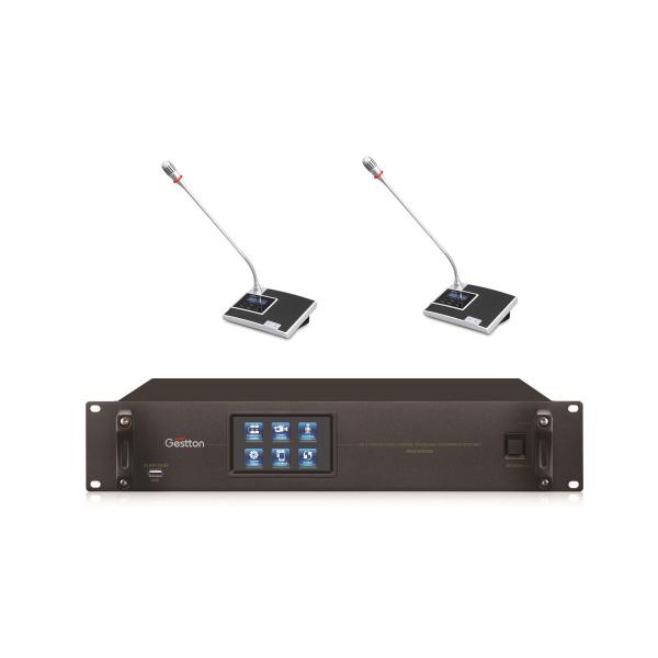 sistema de conferência prendido de votação de 483*323*90mm com em conjunto o Gooseneck Mic
