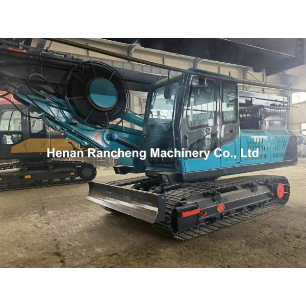 Гидравлический нефтяной цилиндр Ротационная буровая установка 15 м / 20 м Глубина 110 кВт Камминс двигатель