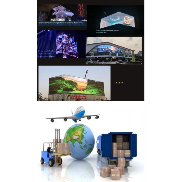 3D P8 Outdoor Led Display Screen Commercial Advertising Billboard