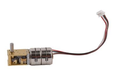 O dobro múltiplo da relação da engrenagem do torque alto empilhou o motor deslizante de 15mm com caixa de engrenagens do sem-fim