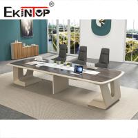 Table de conférence moderne de bureau de MDF Woden MT-54-1 réunion 2.4m