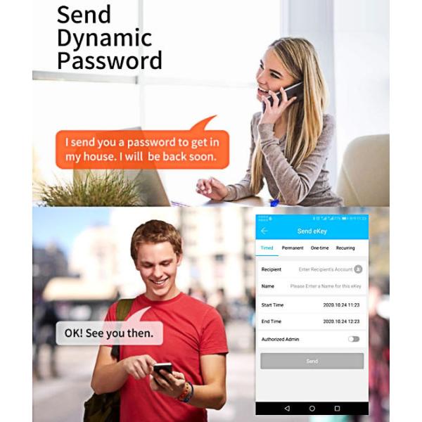 Силм тело алюминиевого сплава умный биометрический дверной замок отпечатков пальцев для дома