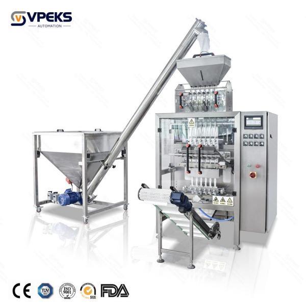 60 Bottles / Min VFFS Packaging Machine Pneumatic Driven
