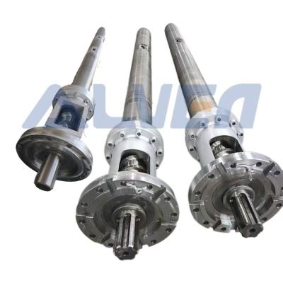 2.0-3.0mm Alloy Depth Plastic Extrusion Screw Barrel With HRC55-62 Quenching Hardness And 0.5-0.8mm Nitride Depth