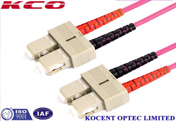Simplex Fiber Optic Patch Cord , Outdoor Fiber Optic Patch Cable FC PC