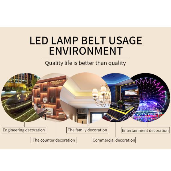 22W IP20 2080-2130lm SMD 2835 LED Strip Aluminium Shell