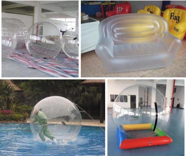 Pvc Film Inflatables Balls, Water Toy Packing Film Pvc Tapem Thick Plastic Rolls