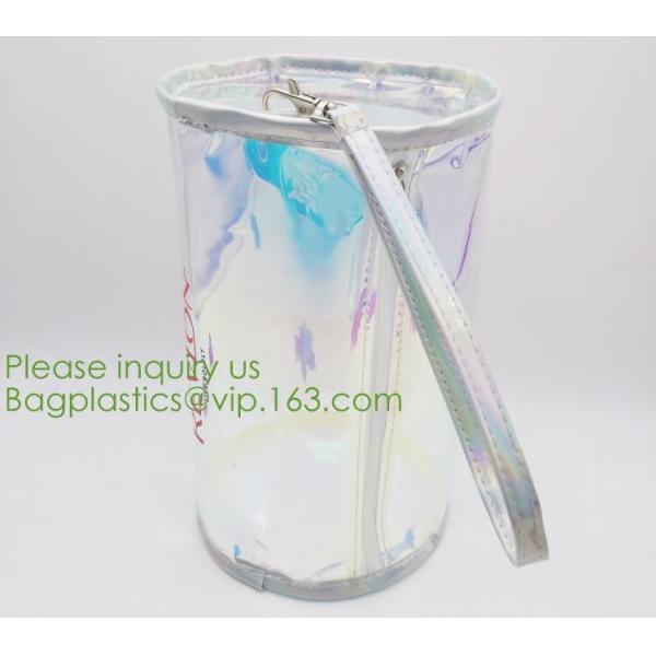 holographic pvc bags, holographic packs, holographic pouch bags, holographic metialized cosmetic make up, holographic PU
