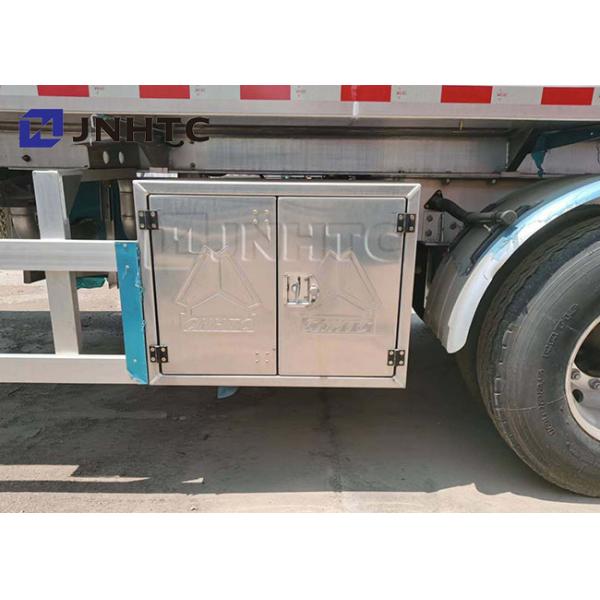 Алюминиевые цапфы Q235 Q345 трейлера 3 нефтяного танкера 45000L