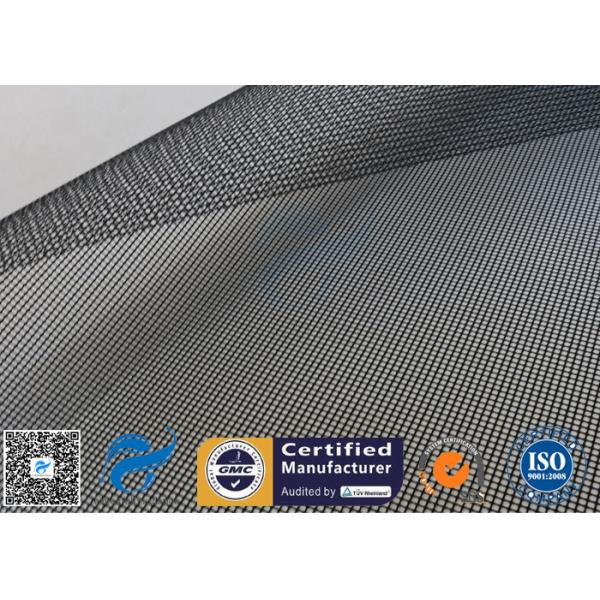 260℃ PTFE cubrió el secador de la banda transportadora del negro 580GSM de la tela los 4*4MM de la fibra de vidrio