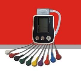 Pocket Holter ECG Workstation Cardiac 12 Leads EKG Holter Analyser Workstation 24 Hours Ambulatory Monitoring