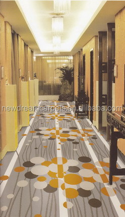 100% Nylon Printing Hotel Carpet for Reception Room and Bed Room in Various Colors