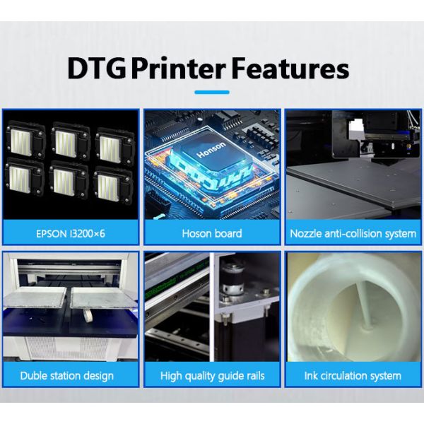 Pre spray system DTG machine eliminates white ink bleeding on t shirts