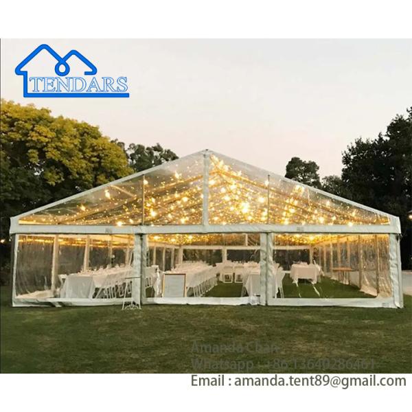 Heavy-Duty BBQ Party Marquee Tents Aluminum Frame UV-Resistant Anchored Shelter Canopy Structure