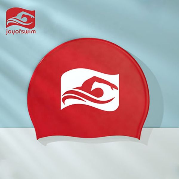 Non Slip Waterproof Soft Swimming Cap for Men and Women in 8 Colors