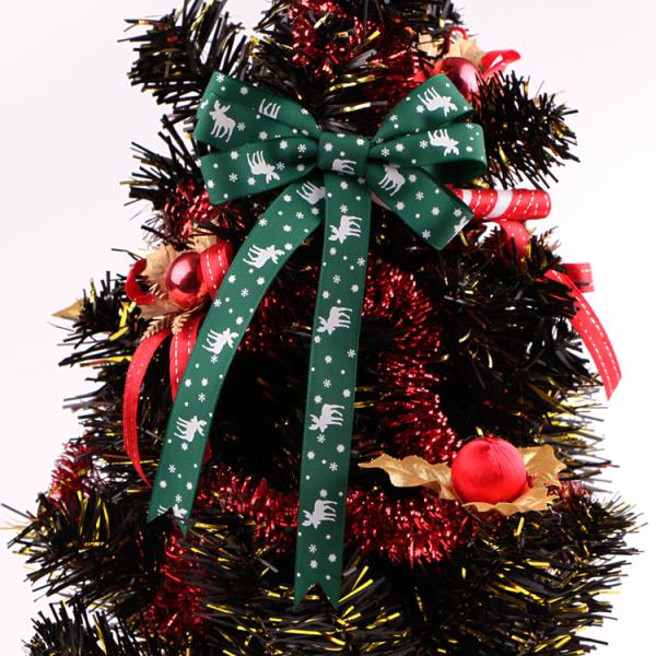 Красная сатинная ленточная дуга для индивидуального украшения бутылок и стандартной упаковки в 3-100 мм