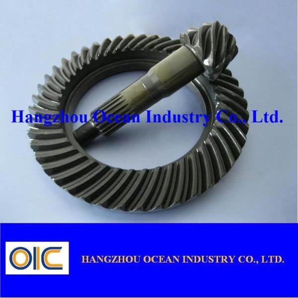 Low Noise Level Crown Wheel and Pinion Long Lasting Durable Component Fits Various Makes Models for Industrial Machinery