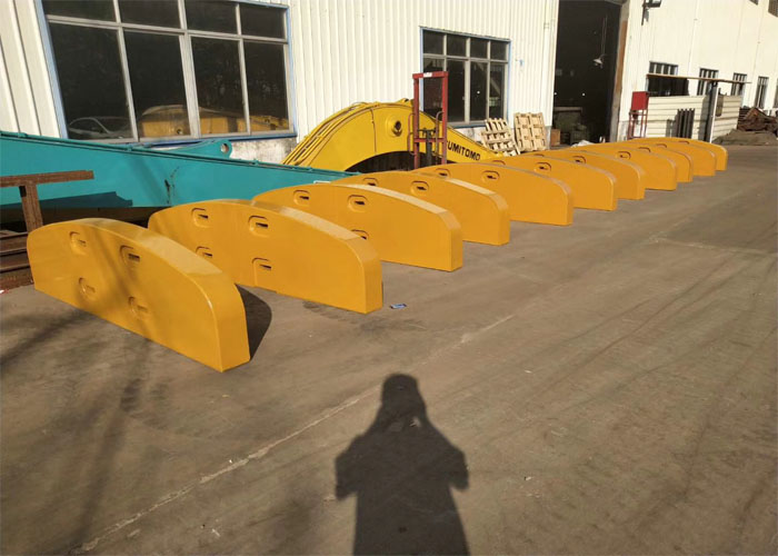 2T Counterweight Sany SY235 Excavator Long Reach Boom 18 Meters