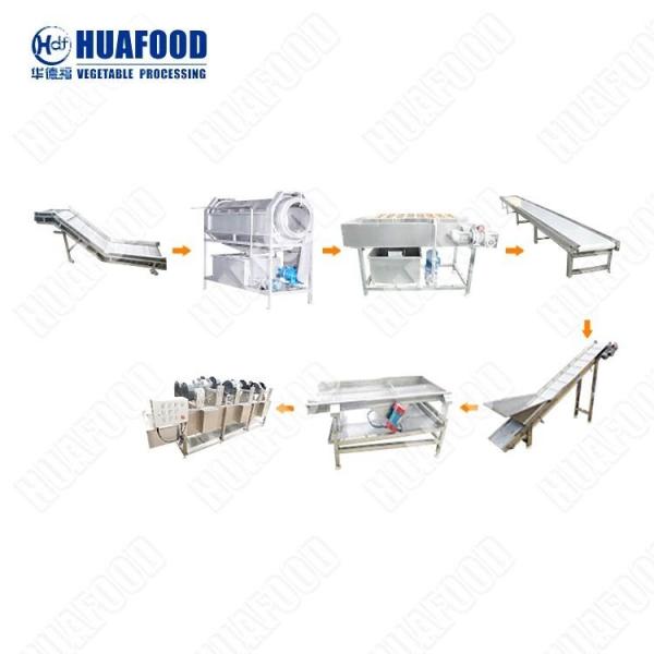 Automatic Snack Food Machine Production Line Fruit Washing And Sorting Machine Dry Dates Washing Machine