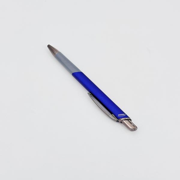 Press Aluminum Gel Pen 0.5mm Multi-color Square Barrel Metal Neutral Pen Stationery Supply