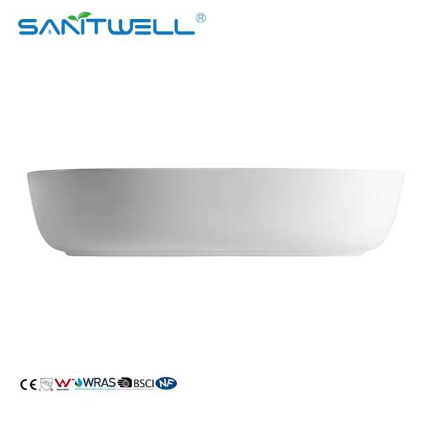 Popular Models Bathroom Art Basin Sinks New Arrival Chaozhou Rectangular White Wall Hung Ceramic Washing Basin