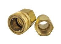 Rápidos de bronze do equipamento médico conectam os encaixes de mangueira