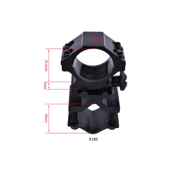 Maximum Output Power 0 Tactical Accessory 1'' QQ Torchlight Scope Mount Flashlight Mount