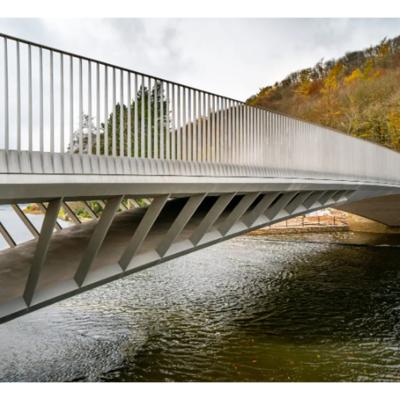 Long Span Pedestrian Modular Bridge Construction Steel Structure Bridge ISO9001