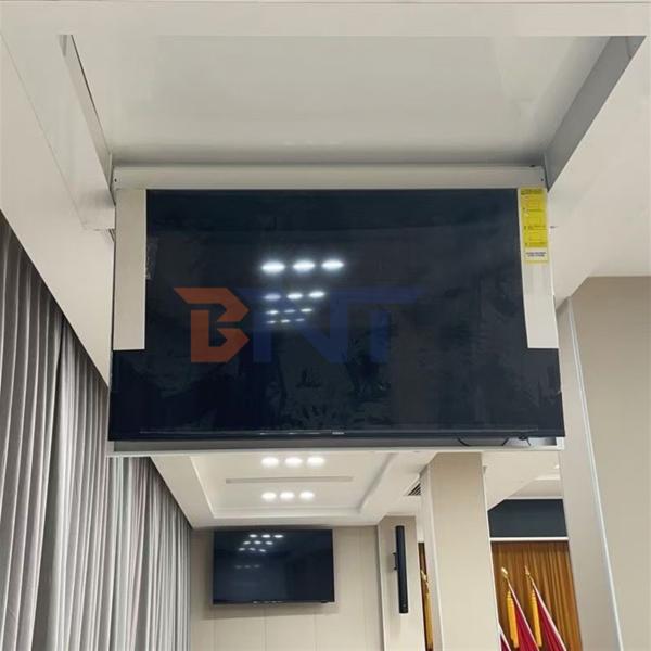 Boente CE Certified Motorized TV Lift System Hidden Ceiling Type Vertical 90 Degree 32~55 Inch Plasma TV Hidden in the TV Box