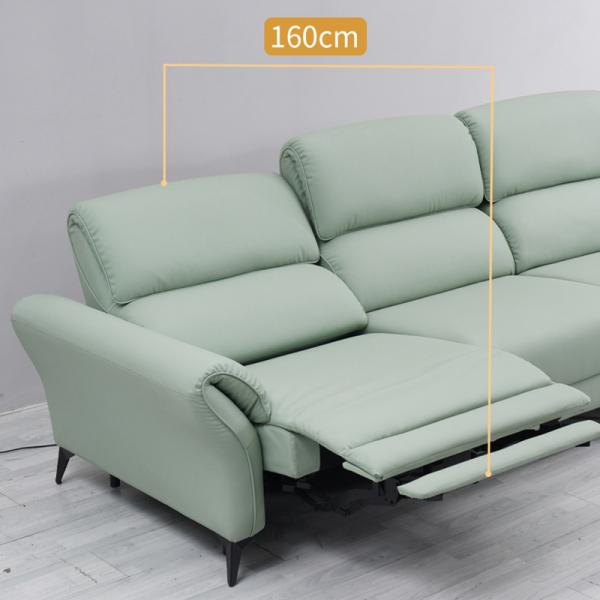 BN Modern Style Leather Sofa Living Room Technology Cloth Three-Seater Sofa Electric Recliner Functional Chair Sofa