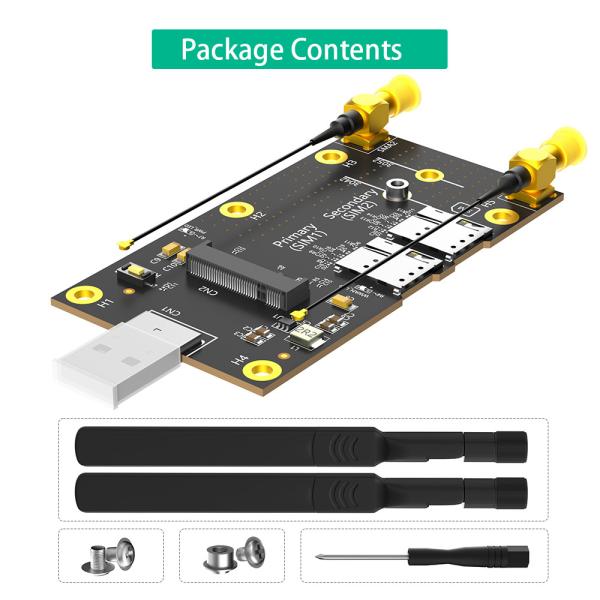 PCI Express Gen 3.0 8 Gbps NGFF M.2 на USB 3.0 адаптер с двойным слотом для SIM-карты NANO