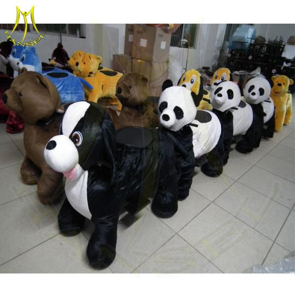 Hansel durable material battery coinchina fun equipment baby toys electric motor car moving animals battery operated