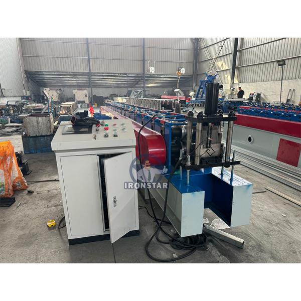 “Brazil Market Shutter Door Guide Rail Roll Forming Machine Automatic Metal Slide Rail Track Forming Machine Galvanized Steel Slide Rail Roll Former Heavy Duty Rolling Shutter Door Guide Rail Making”