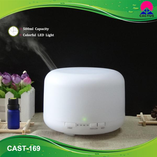 Small Electric Essential Oil Mist Diffuser 30dB 500ml PP Material