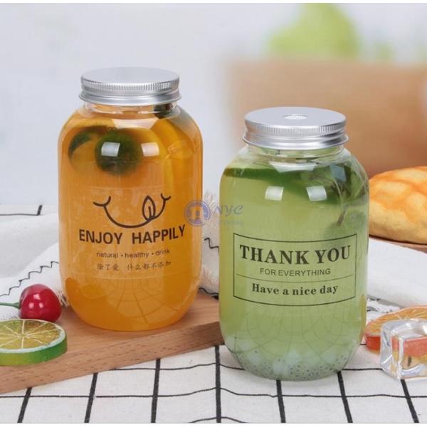 650ML опорожняют бутылки сока 14.6CM прозрачные устранимые