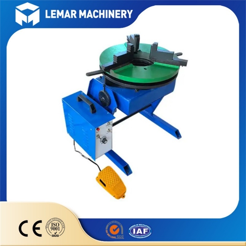 50kg Rotary Welding Positioner Small Welding Turntable for Pipe Flange Circular Welding