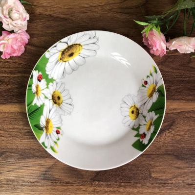 Em volta da sublimação 10 placas de jantar cerâmicas