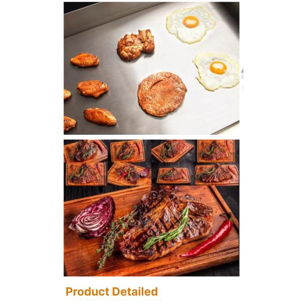 Équipement de restauration commerciale Grill plat en acier inoxydable Grill électrique