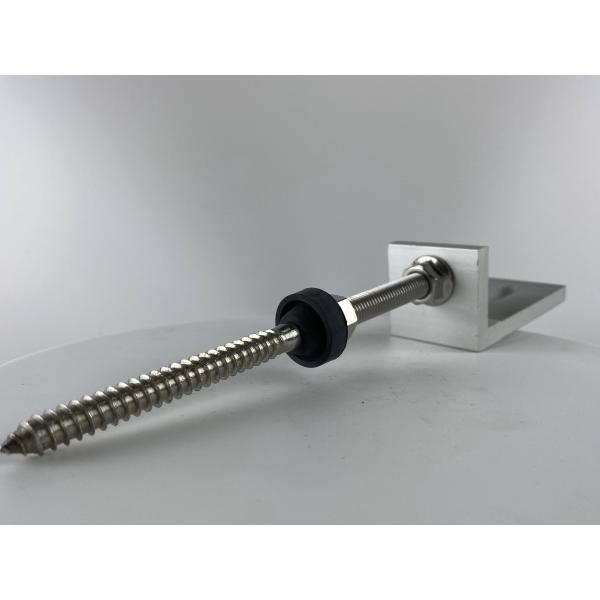 abrazadera serrada solar de acero inoxidable 304 316 con el perno de la suspensión del reborde DIN6923