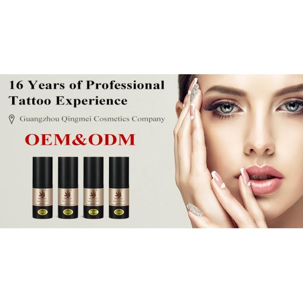 Чистая косметическая постоянная губа пигмента эмульсии макияжа краснеет чернила татуировки брови