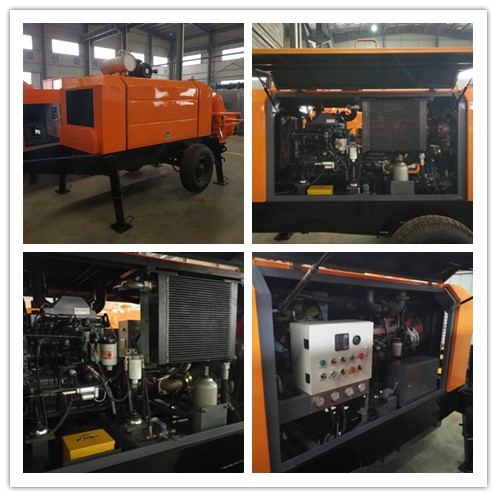 Насос AI-40JBC НОВЫЕ конкретный/трейлер установили насос JBC40 JBC450 конкретного смесителя