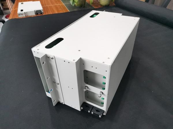 96 SC Electrostatic Fiber Optic Patch Panel ODF Cold Roll Steel FTTB With Modular