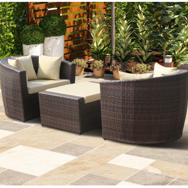 Outdoor Rattan Sofa Set Wicker Furniture Mirror Outdoor Sofa  980x600x410mm