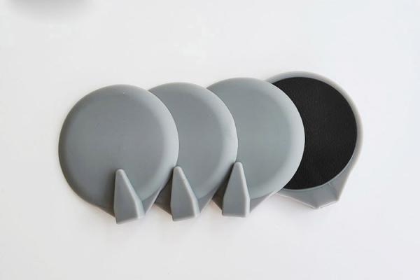 Factory wholesale round 65mm tens electrodes silicon pad medical conductive rubber electrode